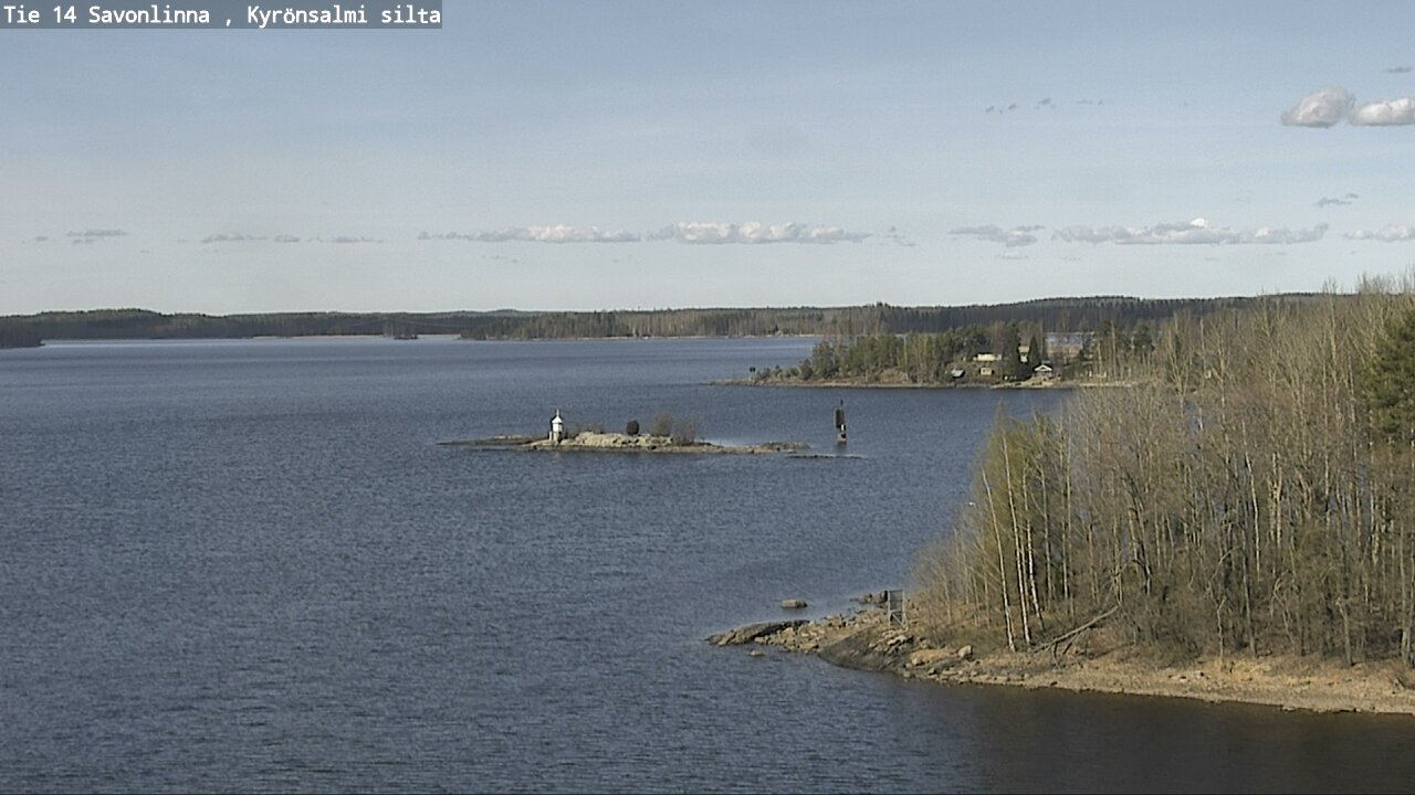 Weather Camera Image Väg 14 Nyslott, Kyrönsalmi, Savonlinna, Etelä-Savo