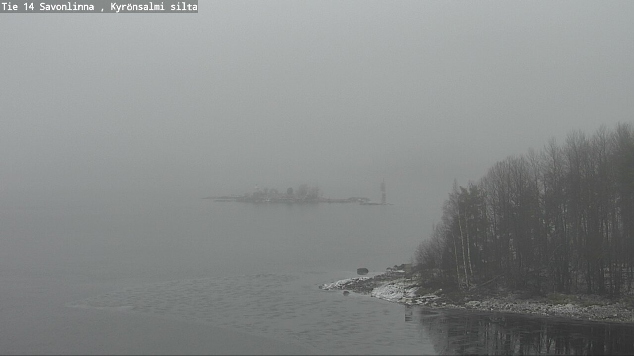 Weather Camera Image Väg 14 Nyslott, Kyrönsalmi, Savonlinna, Etelä-Savo