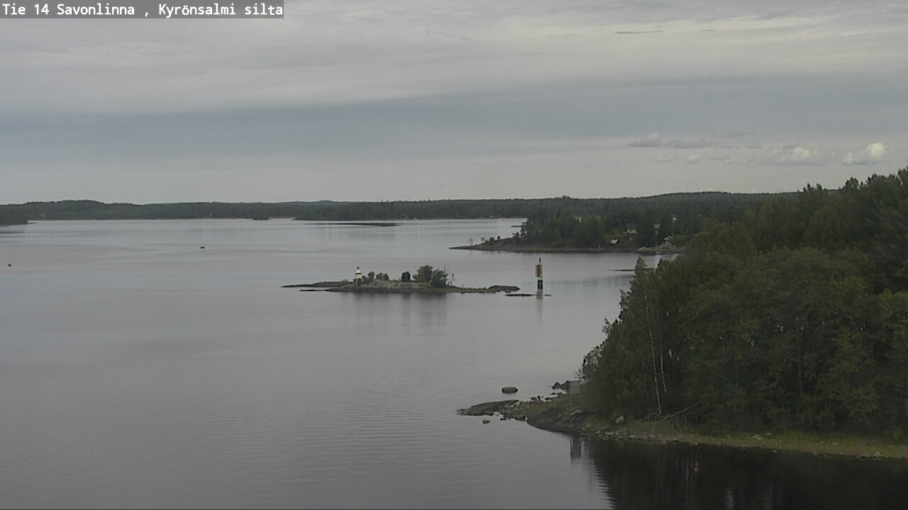 Weather Camera Image Road 14 Savonlinna, Kyrönsalmi, Savonlinna, Etelä-Savo
