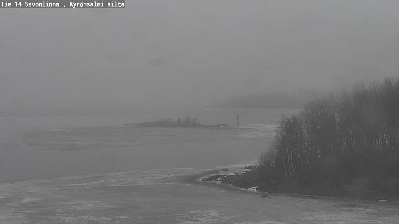 Weather Camera Image Road 14 Savonlinna, Kyrönsalmi, Savonlinna, Etelä-Savo