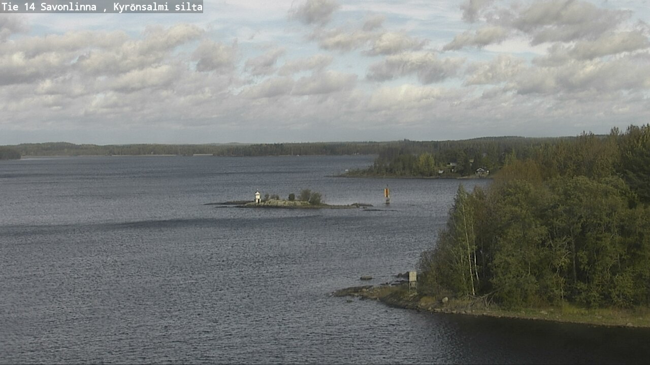 Weather Camera Image Road 14 Savonlinna, Kyrönsalmi, Savonlinna, Etelä-Savo