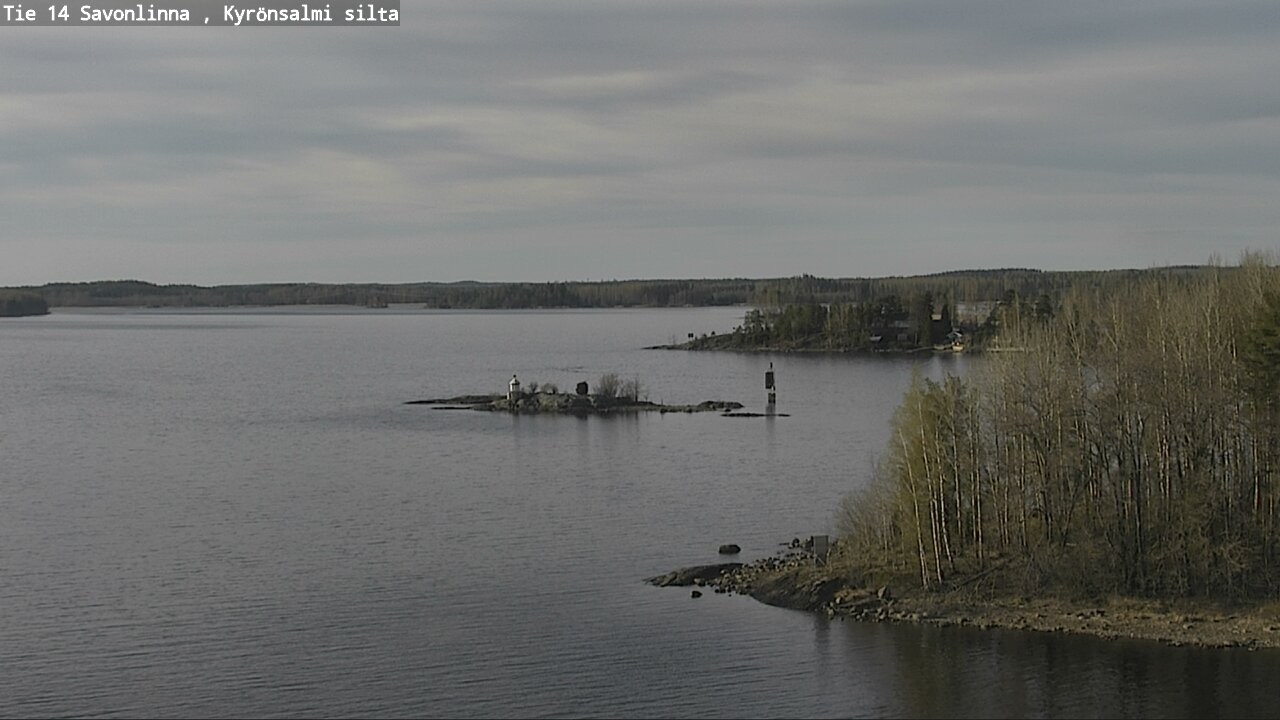 Weather Camera Image Väg 14 Nyslott, Kyrönsalmi, Savonlinna, Etelä-Savo