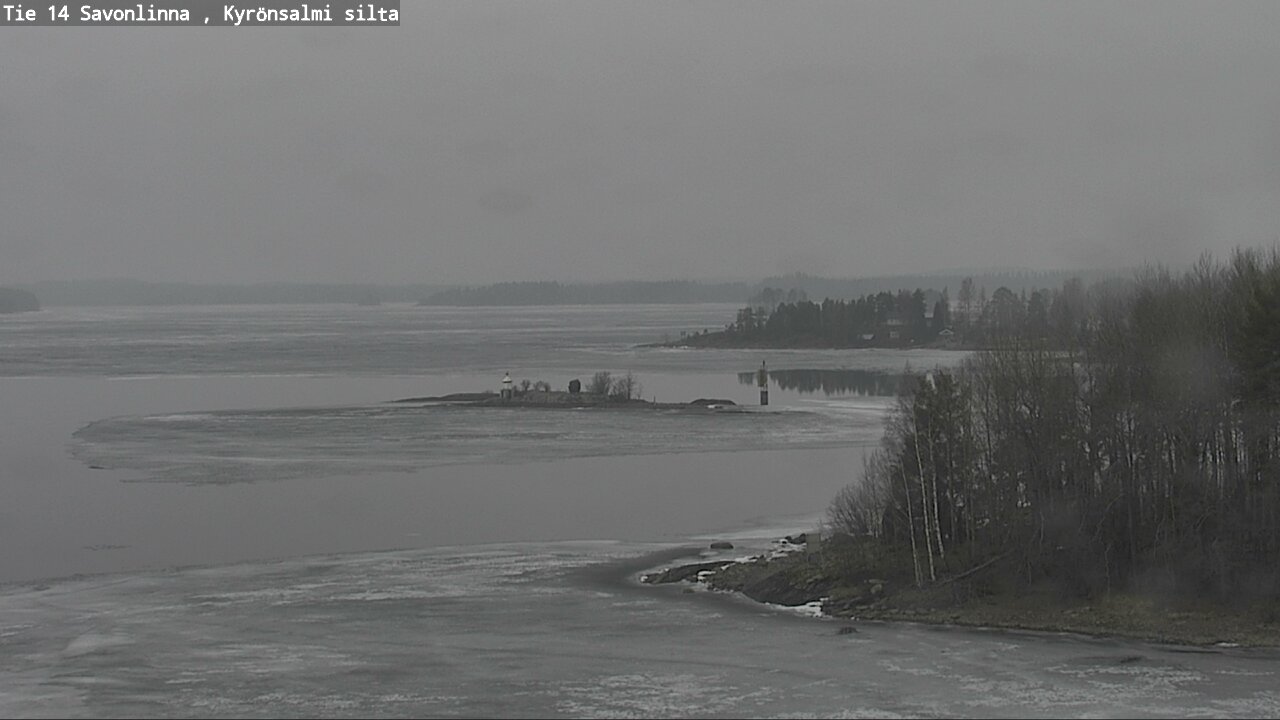 Weather Camera Image Road 14 Savonlinna, Kyrönsalmi, Savonlinna, Etelä-Savo