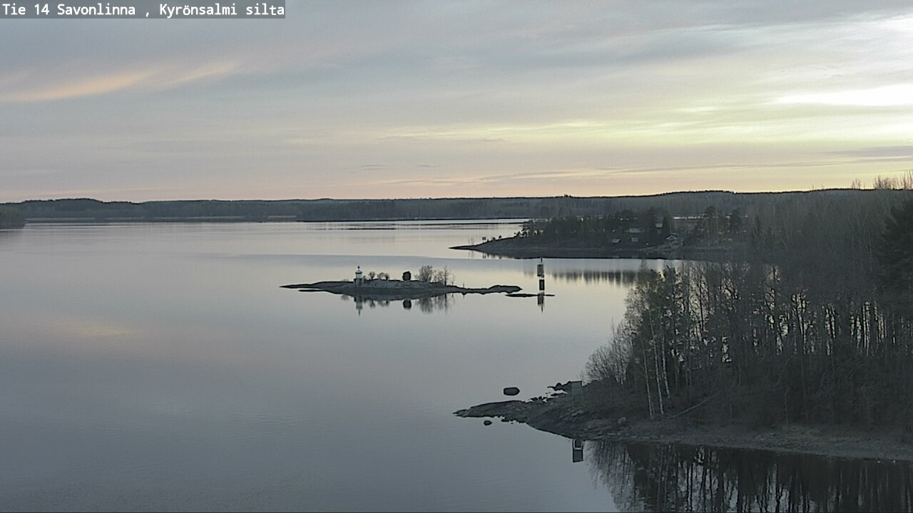 Weather Camera Image Väg 14 Nyslott, Kyrönsalmi, Savonlinna, Etelä-Savo