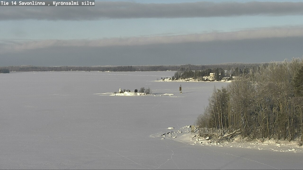 Weather Camera Image Road 14 Savonlinna, Kyrönsalmi, Savonlinna, Etelä-Savo