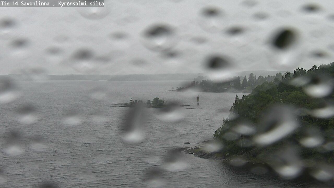 Weather Camera Image Väg 14 Nyslott, Kyrönsalmi, Savonlinna, Etelä-Savo