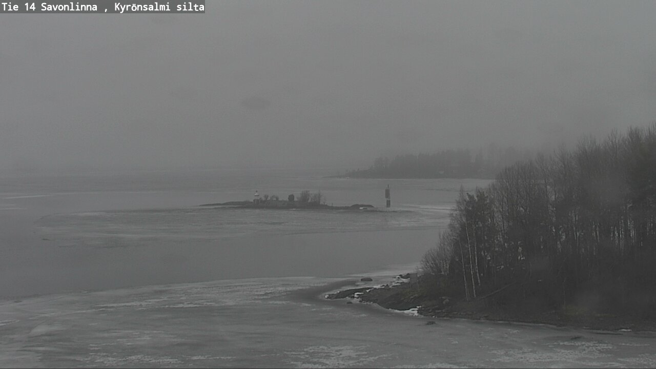 Weather Camera Image Road 14 Savonlinna, Kyrönsalmi, Savonlinna, Etelä-Savo