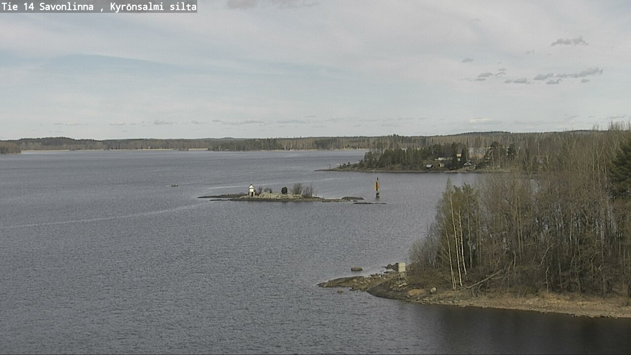 Weather Camera Image Väg 14 Nyslott, Kyrönsalmi, Savonlinna, Etelä-Savo
