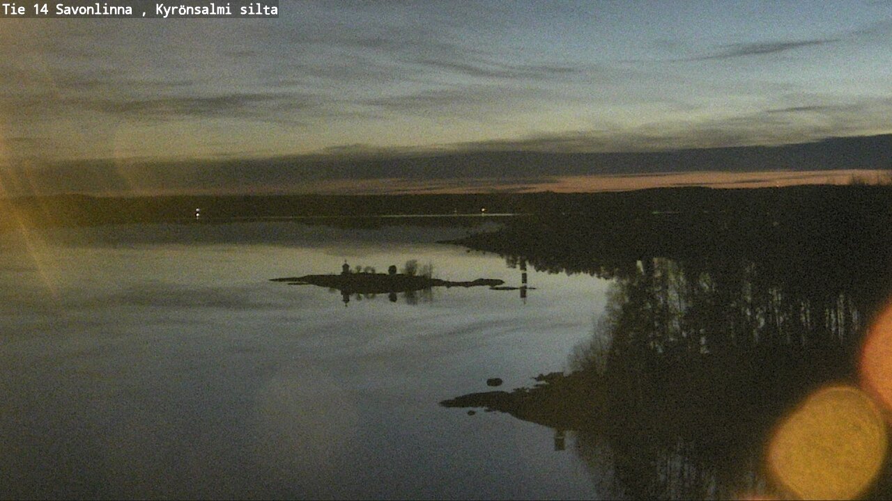 Weather Camera Image Väg 14 Nyslott, Kyrönsalmi, Savonlinna, Etelä-Savo