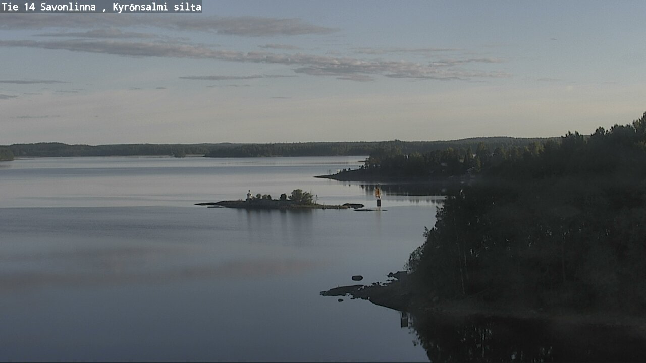 Weather Camera Image Road 14 Savonlinna, Kyrönsalmi, Savonlinna, Etelä-Savo