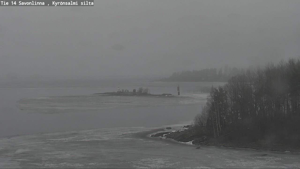 Weather Camera Image Road 14 Savonlinna, Kyrönsalmi, Savonlinna, Etelä-Savo