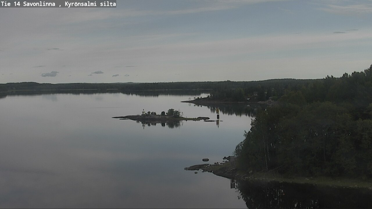 Weather Camera Image Road 14 Savonlinna, Kyrönsalmi, Savonlinna, Etelä-Savo