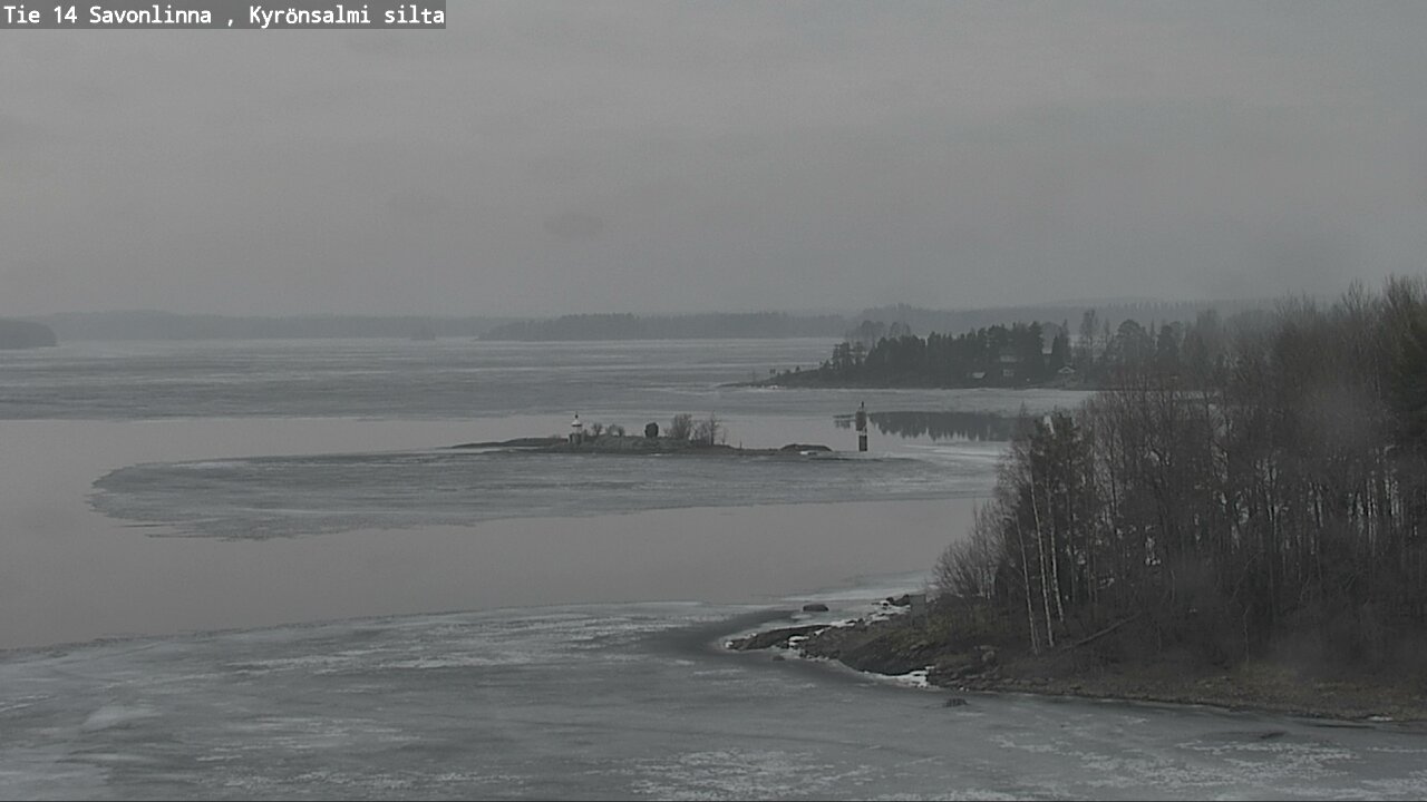 Weather Camera Image Road 14 Savonlinna, Kyrönsalmi, Savonlinna, Etelä-Savo
