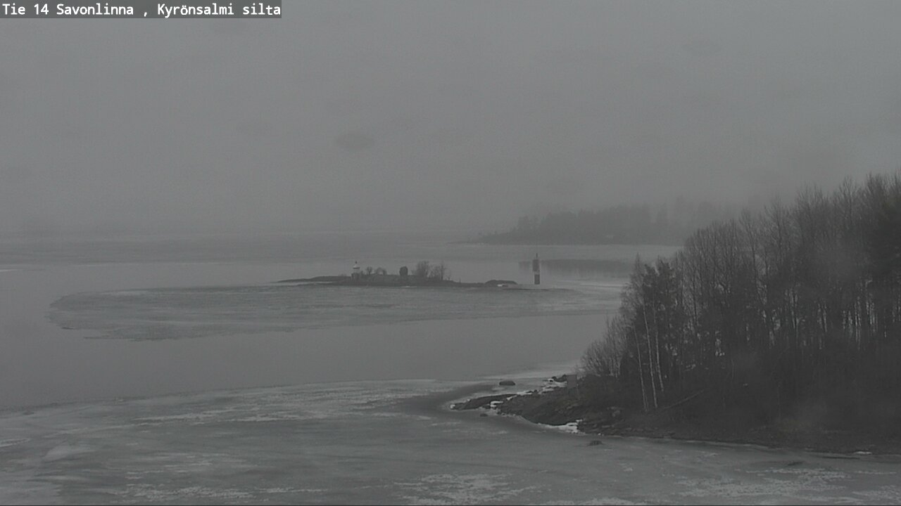 Weather Camera Image Road 14 Savonlinna, Kyrönsalmi, Savonlinna, Etelä-Savo