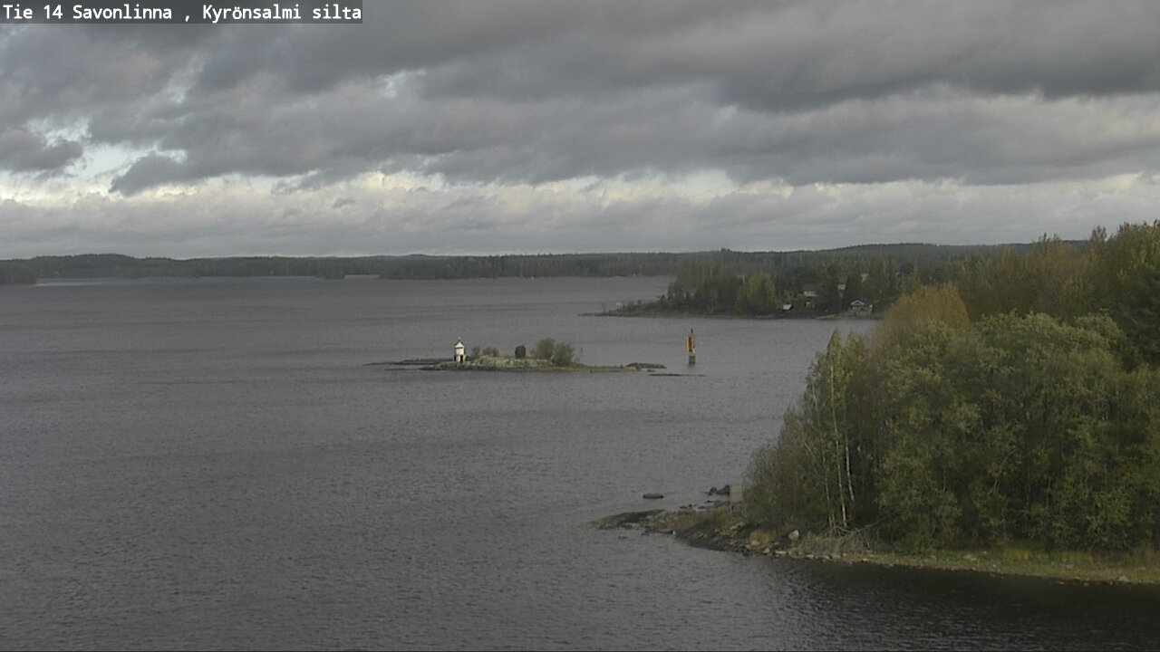 Weather Camera Image Road 14 Savonlinna, Kyrönsalmi, Savonlinna, Etelä-Savo