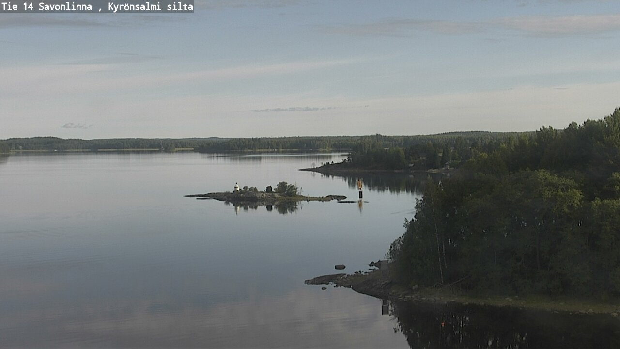 Weather Camera Image Road 14 Savonlinna, Kyrönsalmi, Savonlinna, Etelä-Savo