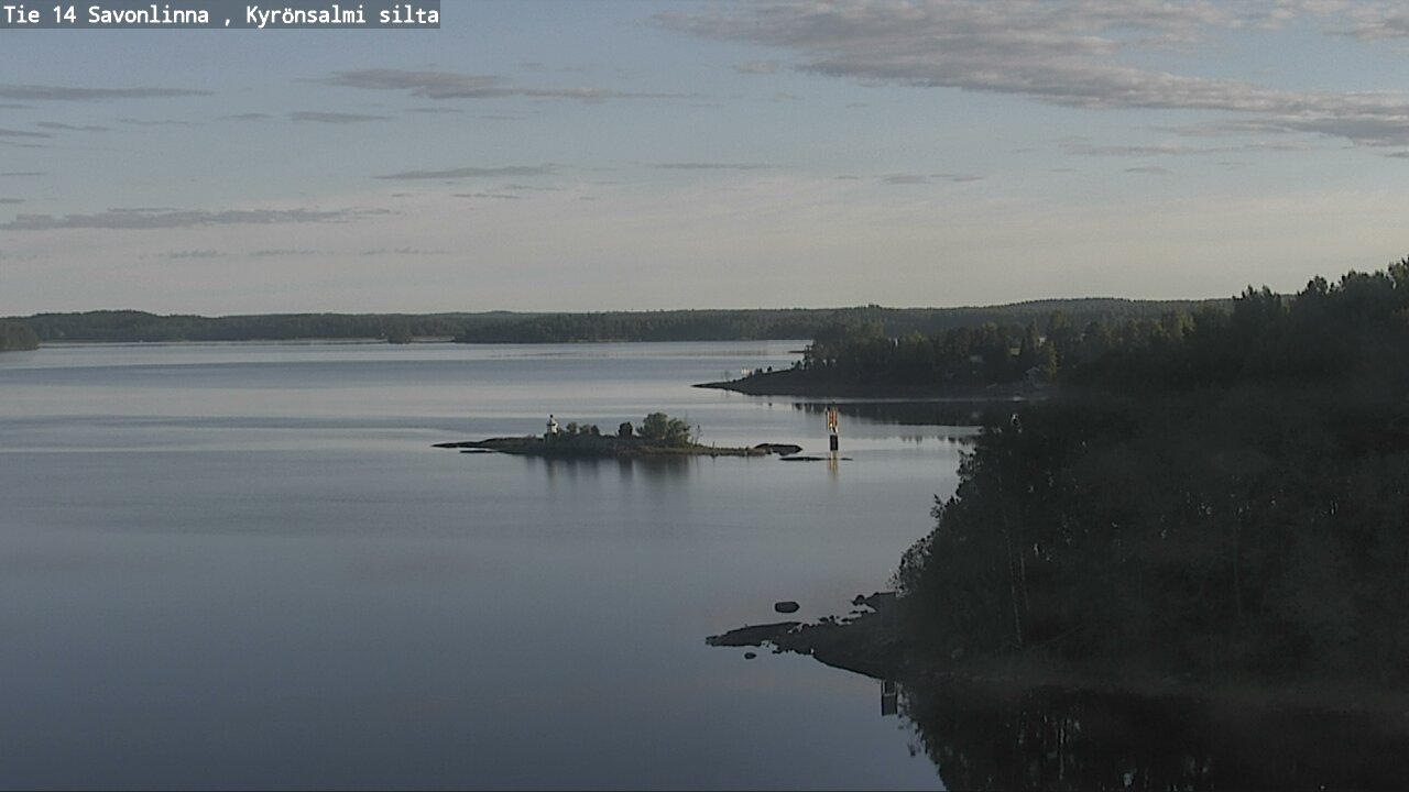 Weather Camera Image Road 14 Savonlinna, Kyrönsalmi, Savonlinna, Etelä-Savo