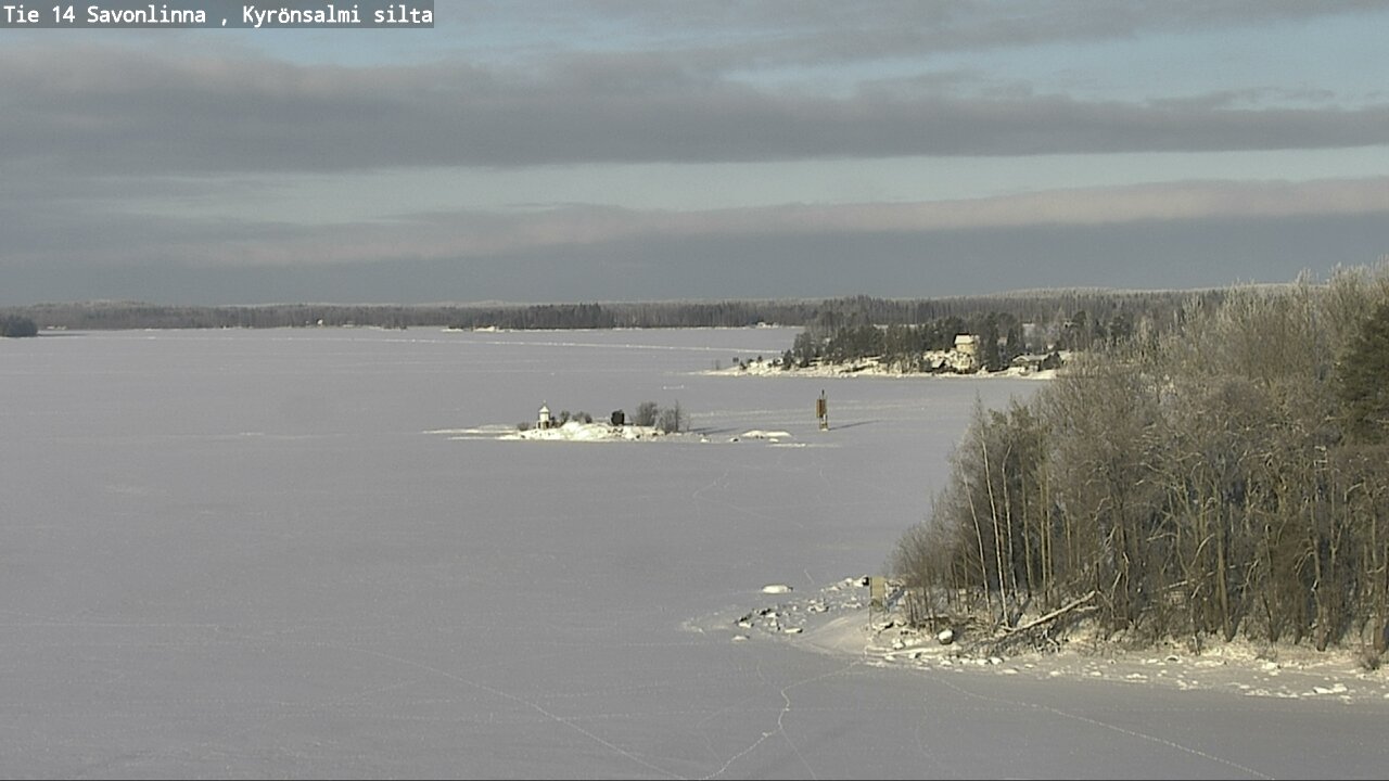 Weather Camera Image Road 14 Savonlinna, Kyrönsalmi, Savonlinna, Etelä-Savo