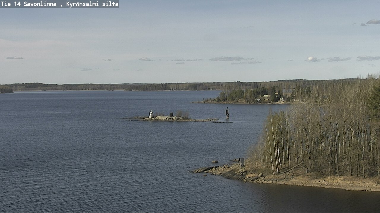 Weather Camera Image Väg 14 Nyslott, Kyrönsalmi, Savonlinna, Etelä-Savo