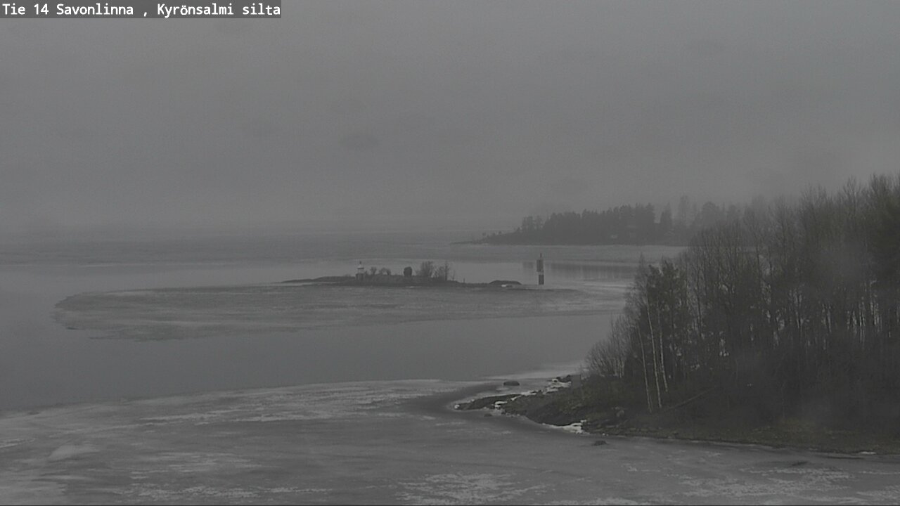 Weather Camera Image Road 14 Savonlinna, Kyrönsalmi, Savonlinna, Etelä-Savo