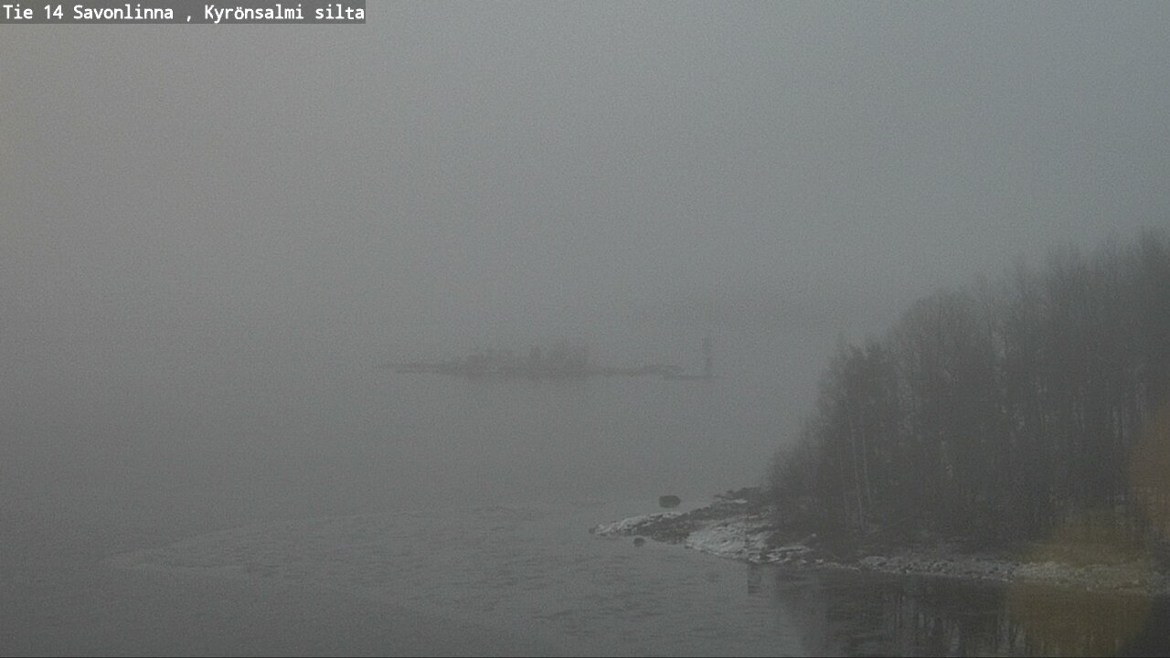 Weather Camera Image Väg 14 Nyslott, Kyrönsalmi, Savonlinna, Etelä-Savo