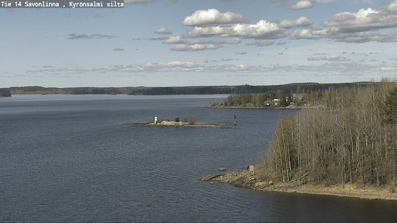 Weather Camera Image Väg 14 Nyslott, Kyrönsalmi, Savonlinna, Etelä-Savo