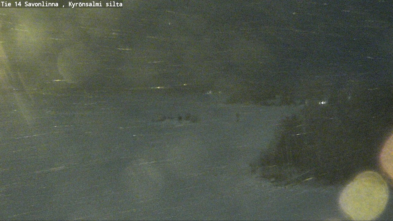 Weather Camera Image Väg 14 Nyslott, Kyrönsalmi, Savonlinna, Etelä-Savo