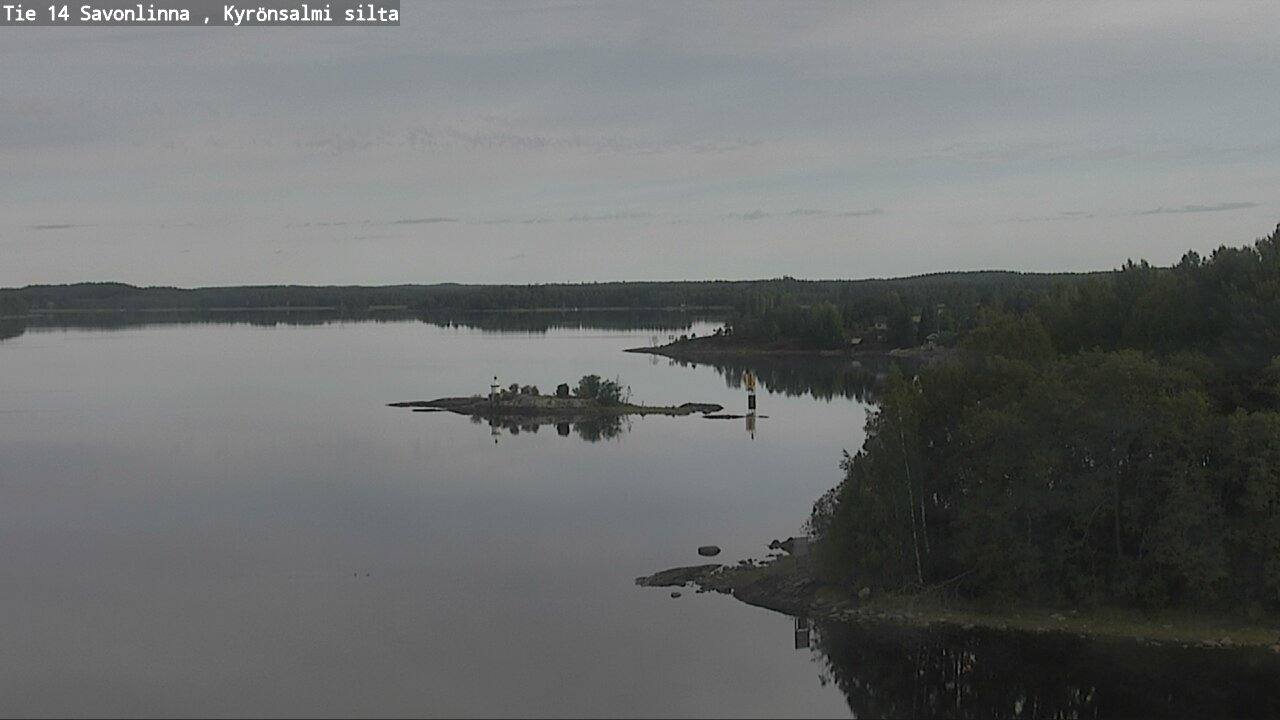 Weather Camera Image Road 14 Savonlinna, Kyrönsalmi, Savonlinna, Etelä-Savo