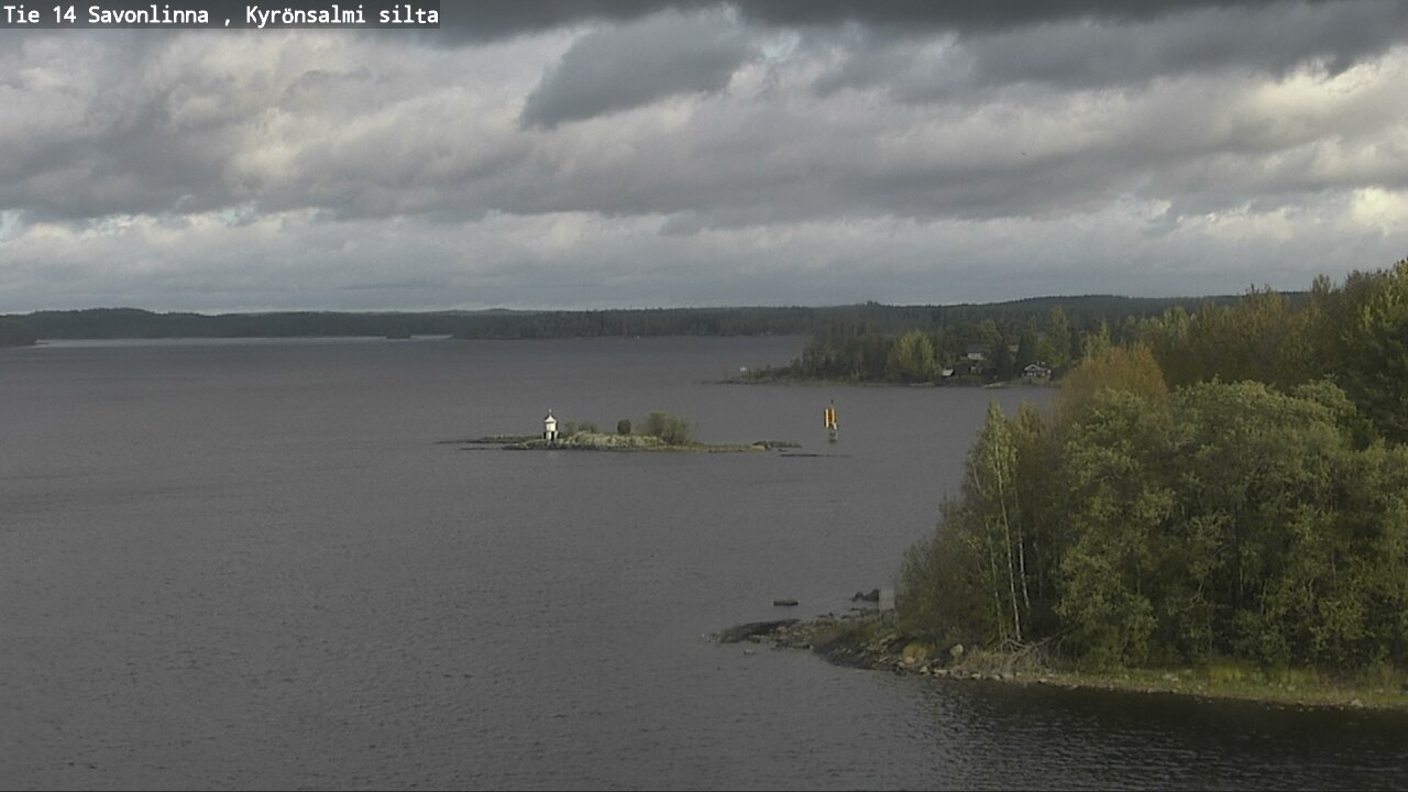 Weather Camera Image Road 14 Savonlinna, Kyrönsalmi, Savonlinna, Etelä-Savo