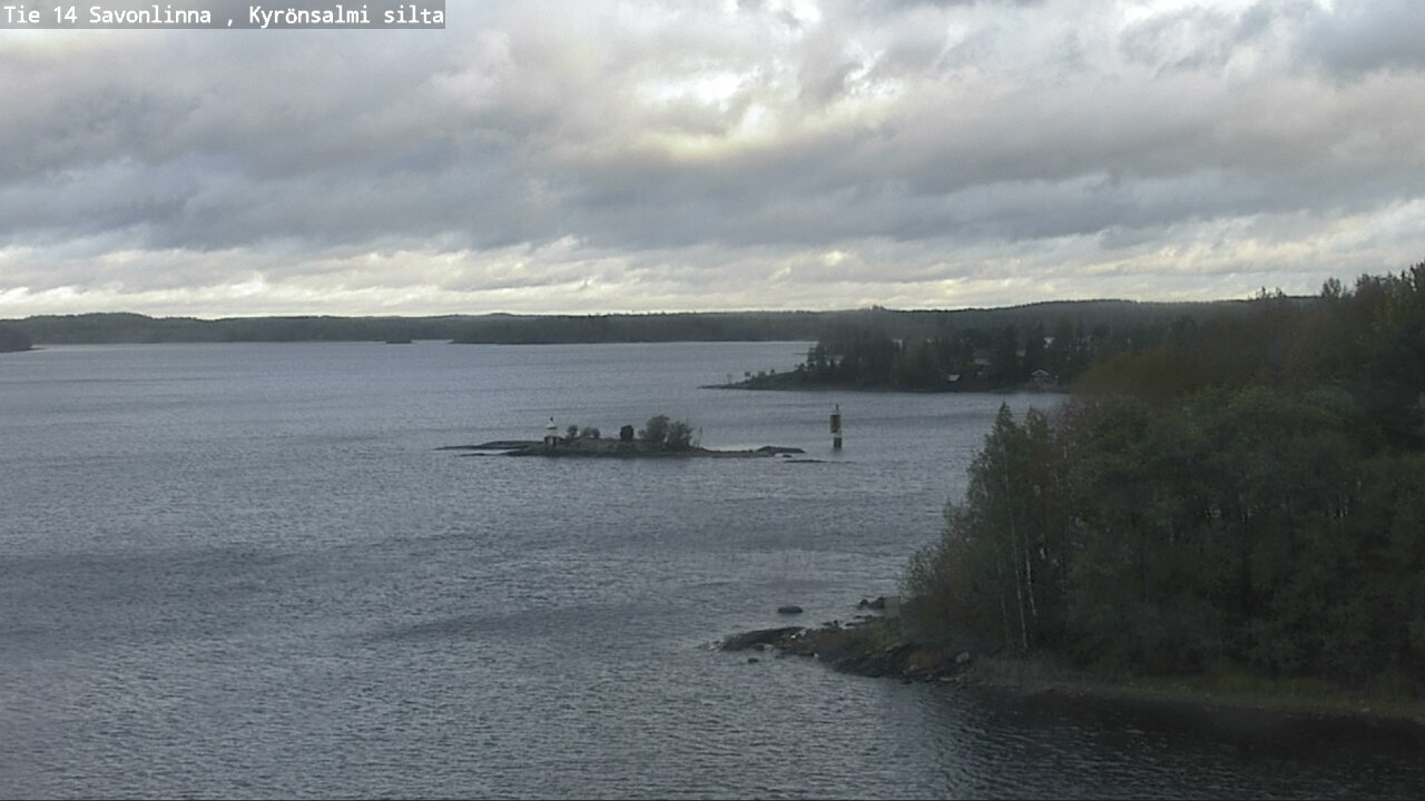 Weather Camera Image Road 14 Savonlinna, Kyrönsalmi, Savonlinna, Etelä-Savo