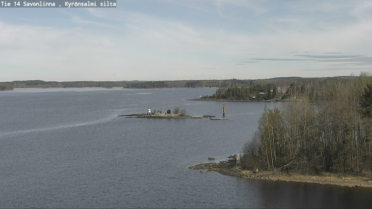 Weather Camera Image Väg 14 Nyslott, Kyrönsalmi, Savonlinna, Etelä-Savo