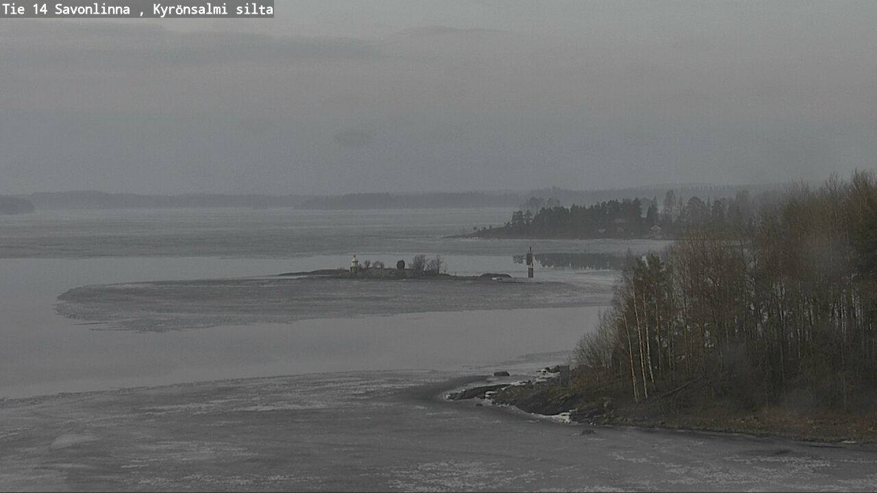 Weather Camera Image Road 14 Savonlinna, Kyrönsalmi, Savonlinna, Etelä-Savo