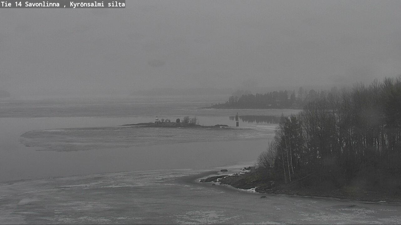 Weather Camera Image Road 14 Savonlinna, Kyrönsalmi, Savonlinna, Etelä-Savo