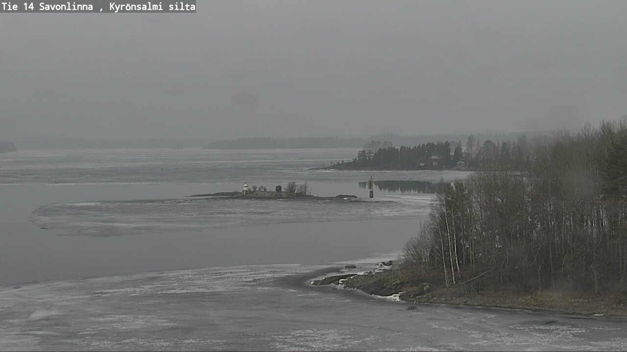 Weather Camera Image Road 14 Savonlinna, Kyrönsalmi, Savonlinna, Etelä-Savo