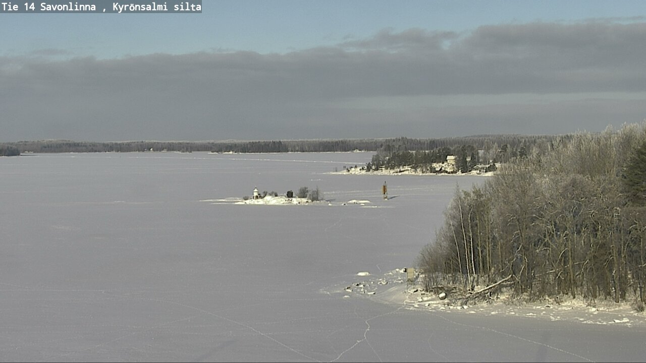 Weather Camera Image Road 14 Savonlinna, Kyrönsalmi, Savonlinna, Etelä-Savo
