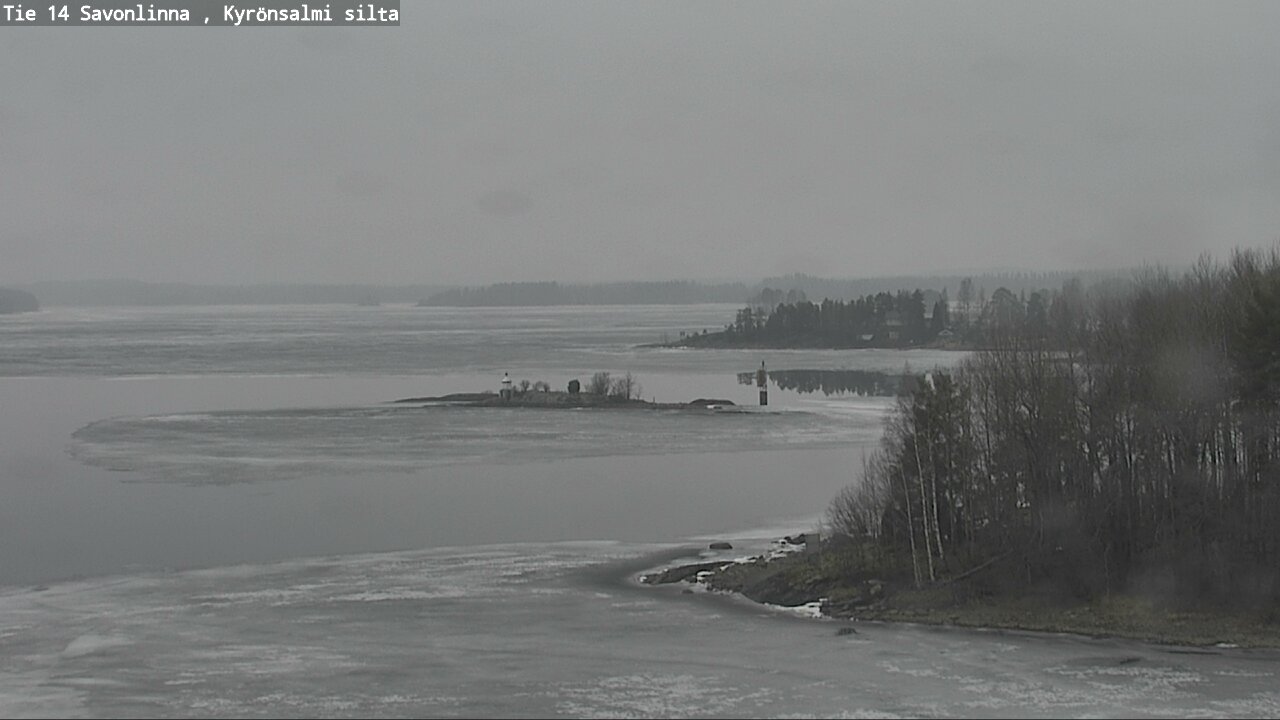 Weather Camera Image Road 14 Savonlinna, Kyrönsalmi, Savonlinna, Etelä-Savo