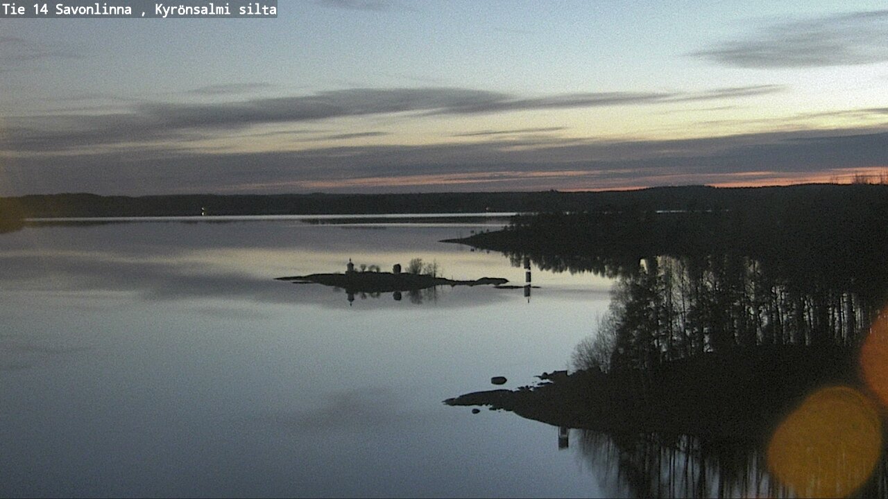 Weather Camera Image Väg 14 Nyslott, Kyrönsalmi, Savonlinna, Etelä-Savo