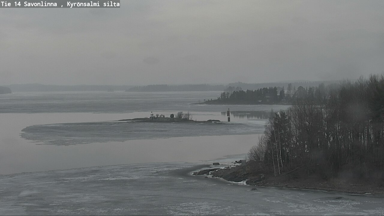 Weather Camera Image Road 14 Savonlinna, Kyrönsalmi, Savonlinna, Etelä-Savo
