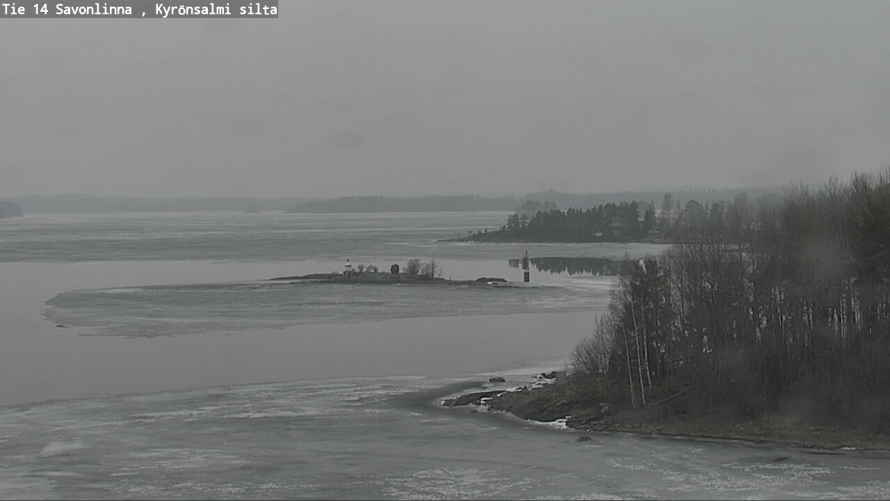Weather Camera Image Road 14 Savonlinna, Kyrönsalmi, Savonlinna, Etelä-Savo