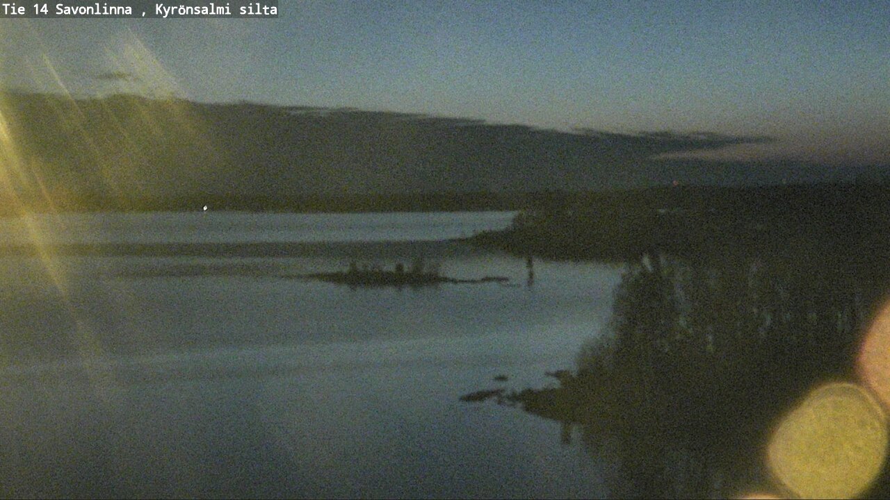 Weather Camera Image Road 14 Savonlinna, Kyrönsalmi, Savonlinna, Etelä-Savo