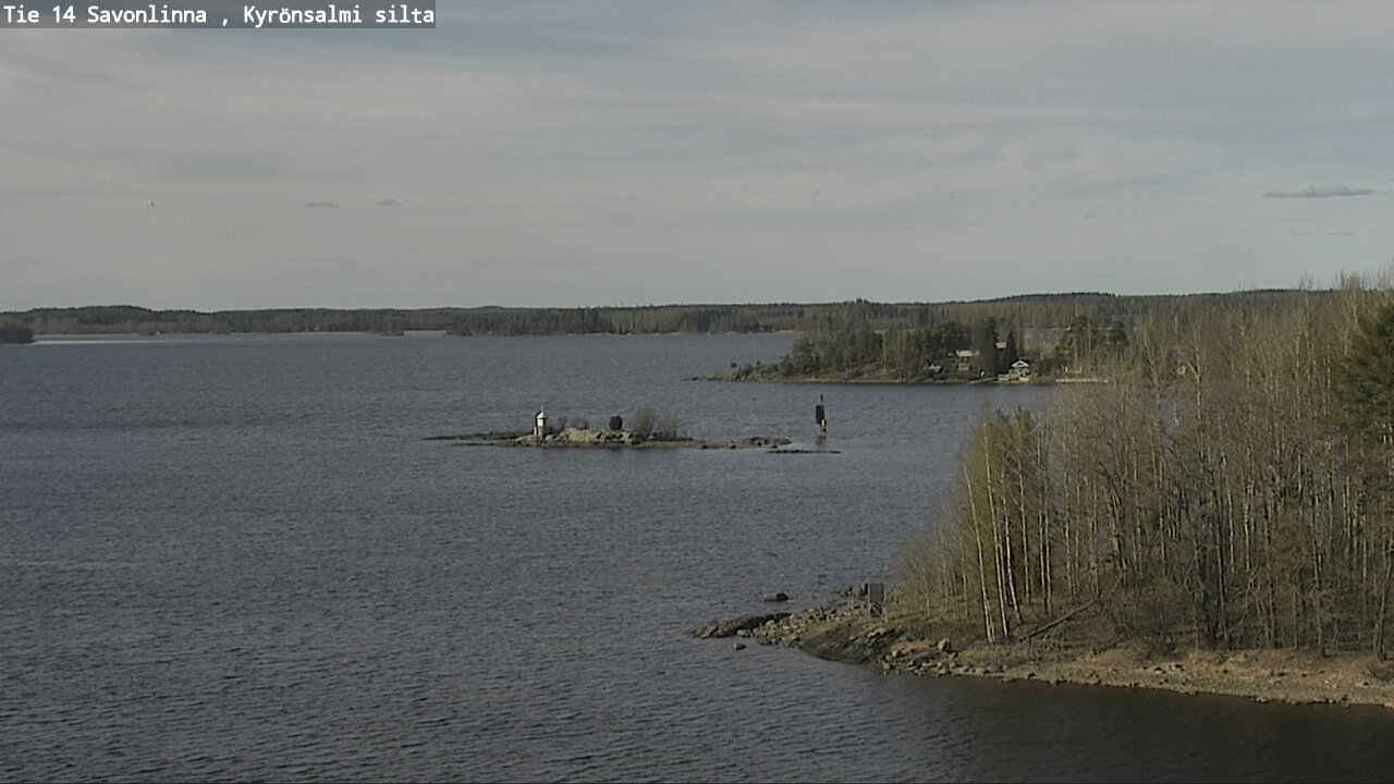 Weather Camera Image Väg 14 Nyslott, Kyrönsalmi, Savonlinna, Etelä-Savo