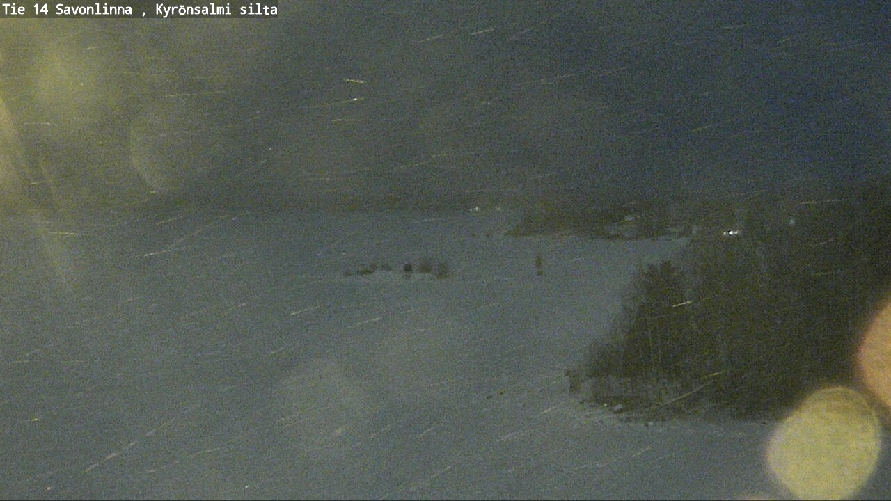 Weather Camera Image Väg 14 Nyslott, Kyrönsalmi, Savonlinna, Etelä-Savo