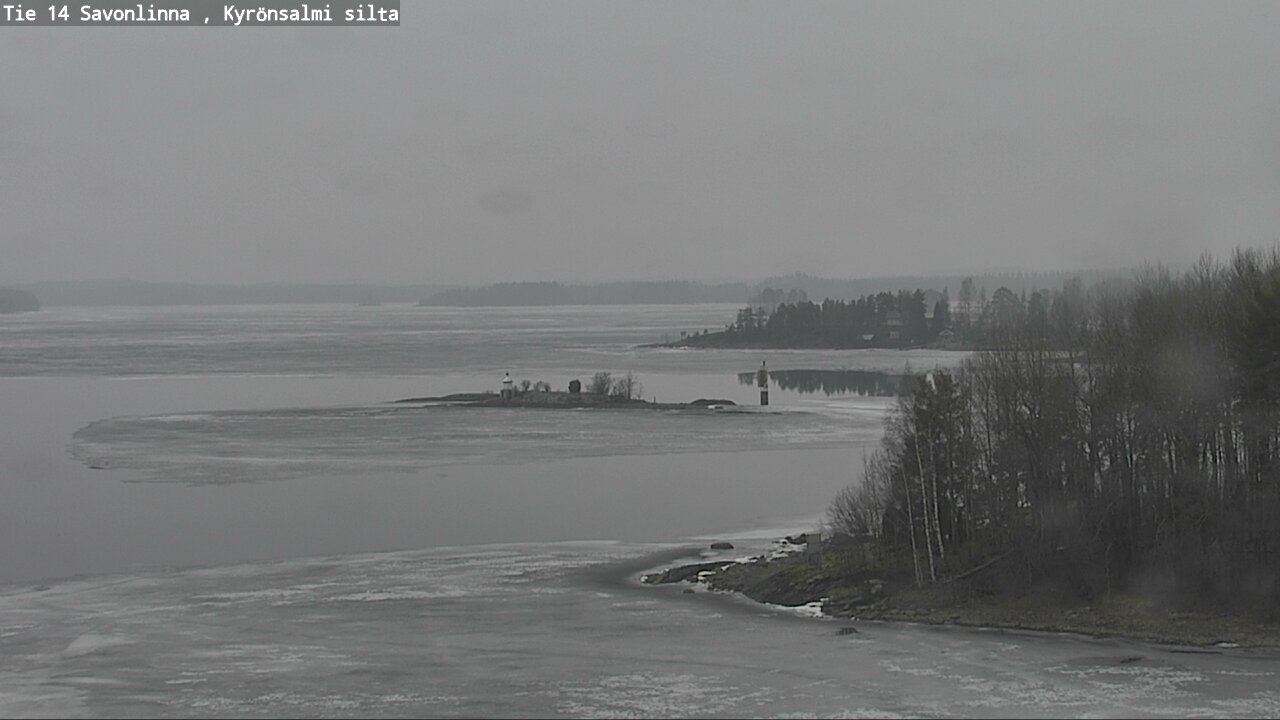 Weather Camera Image Road 14 Savonlinna, Kyrönsalmi, Savonlinna, Etelä-Savo