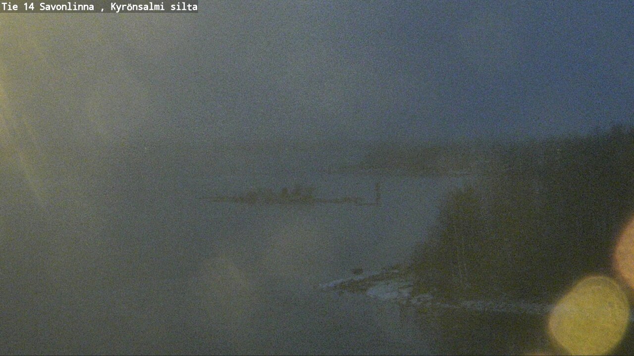 Weather Camera Image Väg 14 Nyslott, Kyrönsalmi, Savonlinna, Etelä-Savo