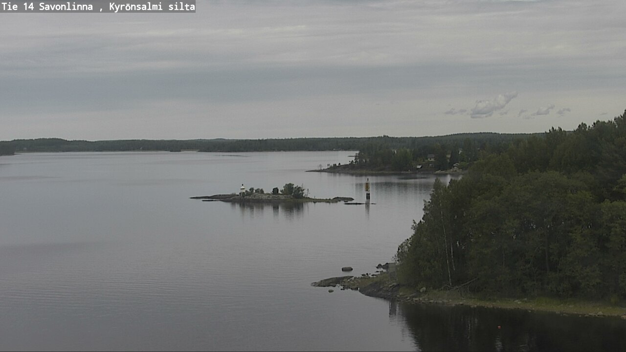 Weather Camera Image Road 14 Savonlinna, Kyrönsalmi, Savonlinna, Etelä-Savo