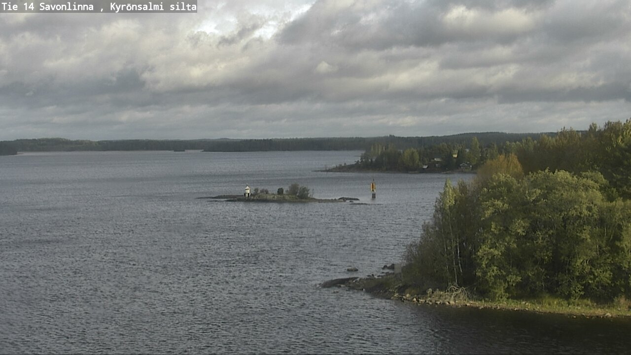 Weather Camera Image Road 14 Savonlinna, Kyrönsalmi, Savonlinna, Etelä-Savo