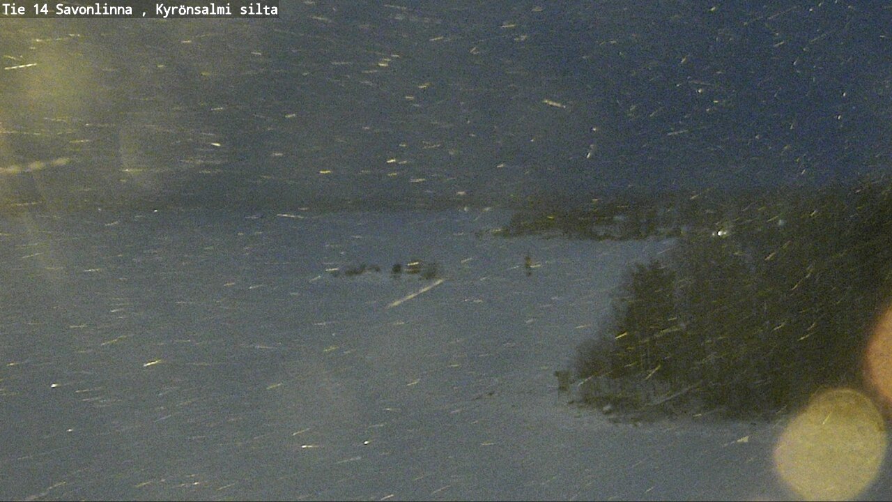 Weather Camera Image Väg 14 Nyslott, Kyrönsalmi, Savonlinna, Etelä-Savo