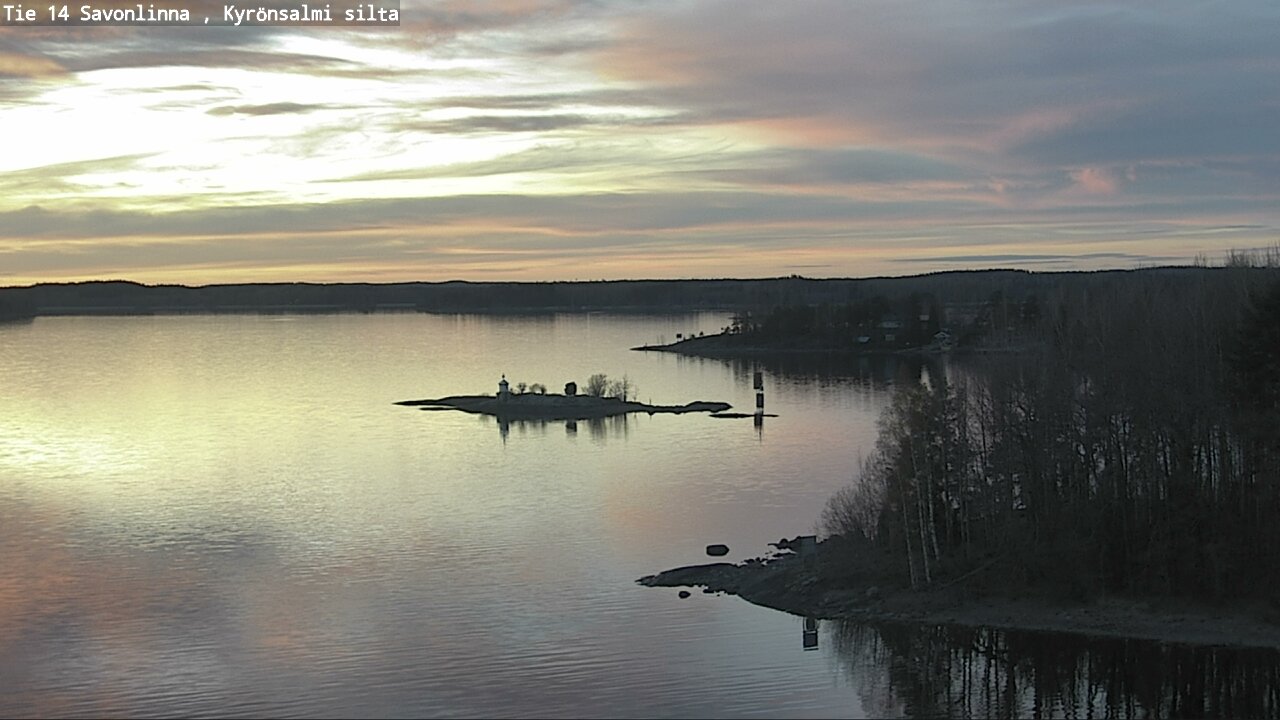 Weather Camera Image Väg 14 Nyslott, Kyrönsalmi, Savonlinna, Etelä-Savo