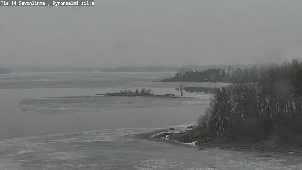 Weather Camera Image Road 14 Savonlinna, Kyrönsalmi, Savonlinna, Etelä-Savo