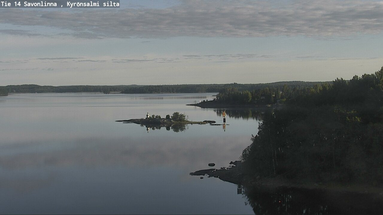 Weather Camera Image Road 14 Savonlinna, Kyrönsalmi, Savonlinna, Etelä-Savo